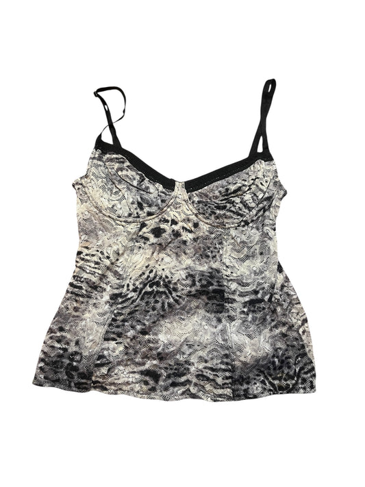 Leopard lace camisole top #11273