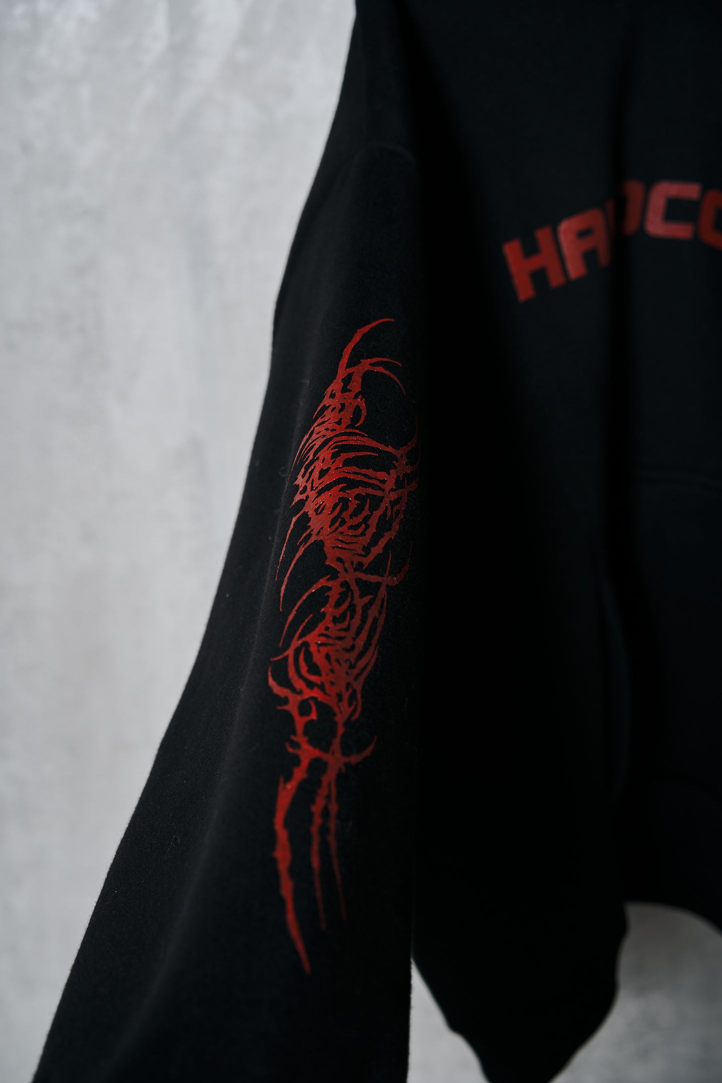 HARDCORE - HOODIE - BLACK | UNISEX#2939