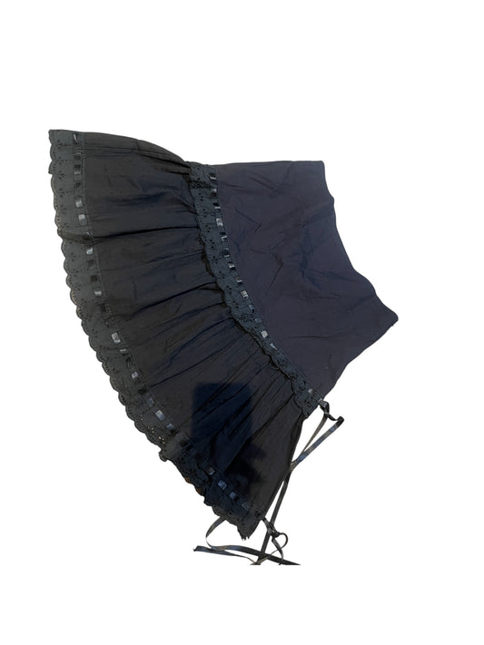 Italian Ruffle Lace Panel Skirt #11832