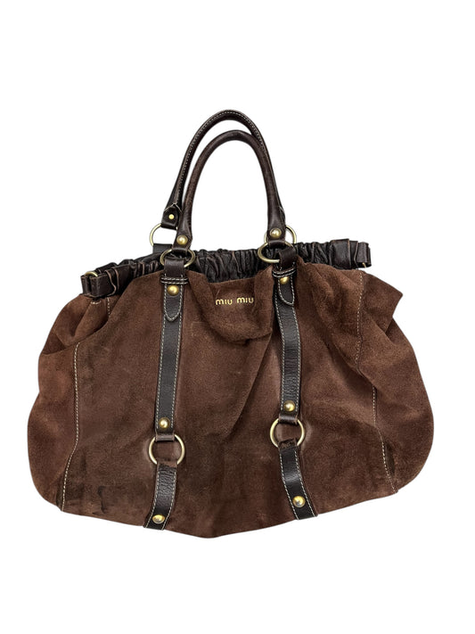 Miu Miu Suede Leather Bag #7629
