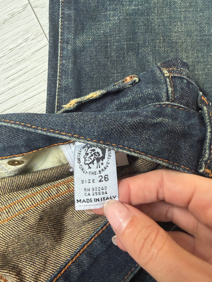 Diesel StyleLab Y2K Low-Rise Flared Jeans #13207
