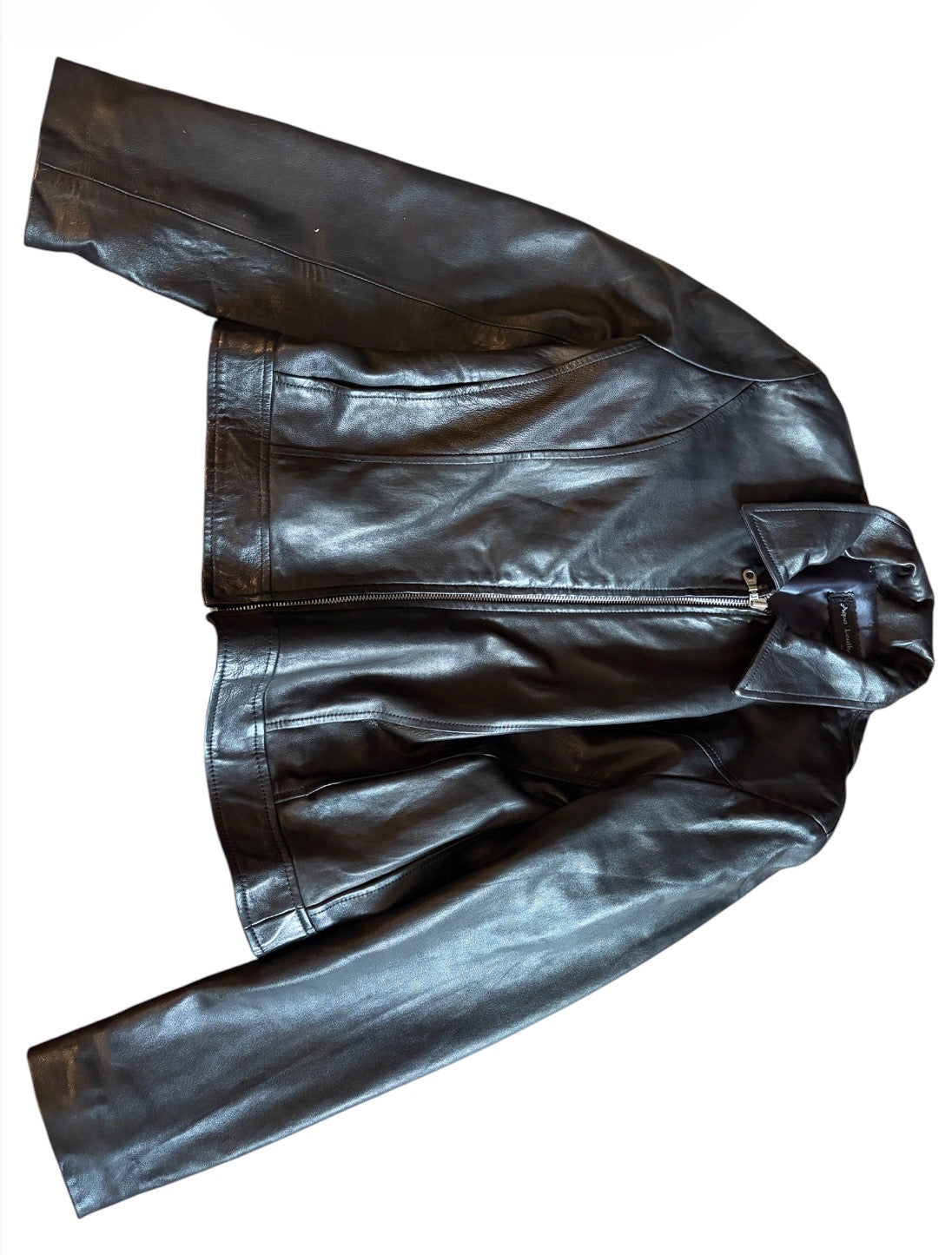 Aqua Leather Paris Lambskin Jacket #13388