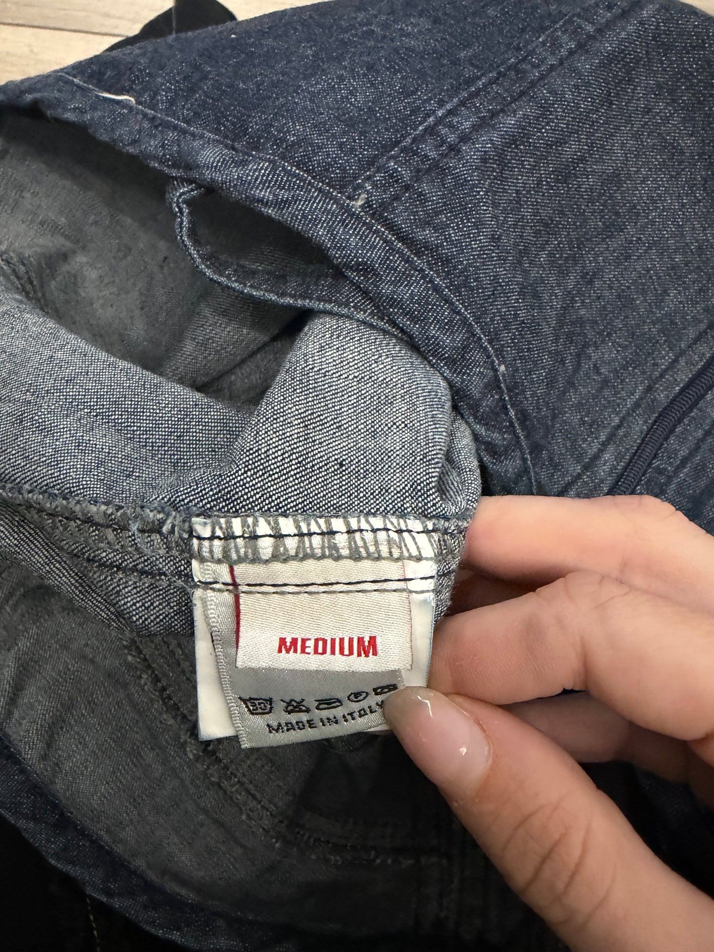 Rocca Jeans Denim Corset Top #13318