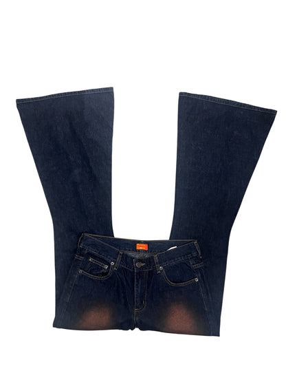 Fishbone Low-Rise Flare – Dark Denim #11650