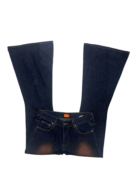 Fishbone Low-Rise Flare – Dark Denim #11650