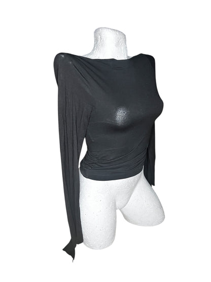 Black Grunge Top #7747
