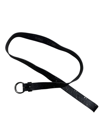 Black leather belt from Liu Jo Accessories, made in Italy #11319