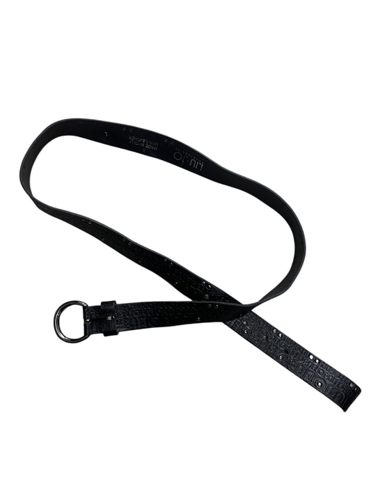 Black leather belt from Liu Jo Accessories, made in Italy #11319