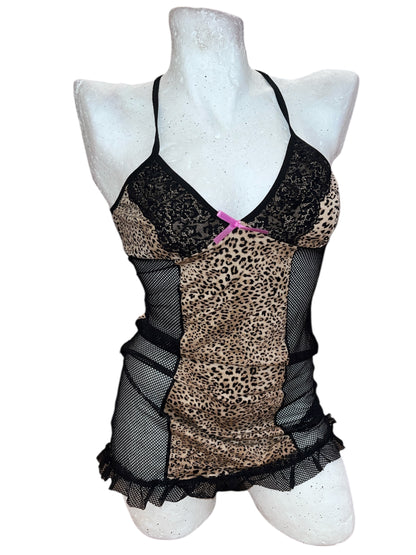 Leopard Babydoll #8302
