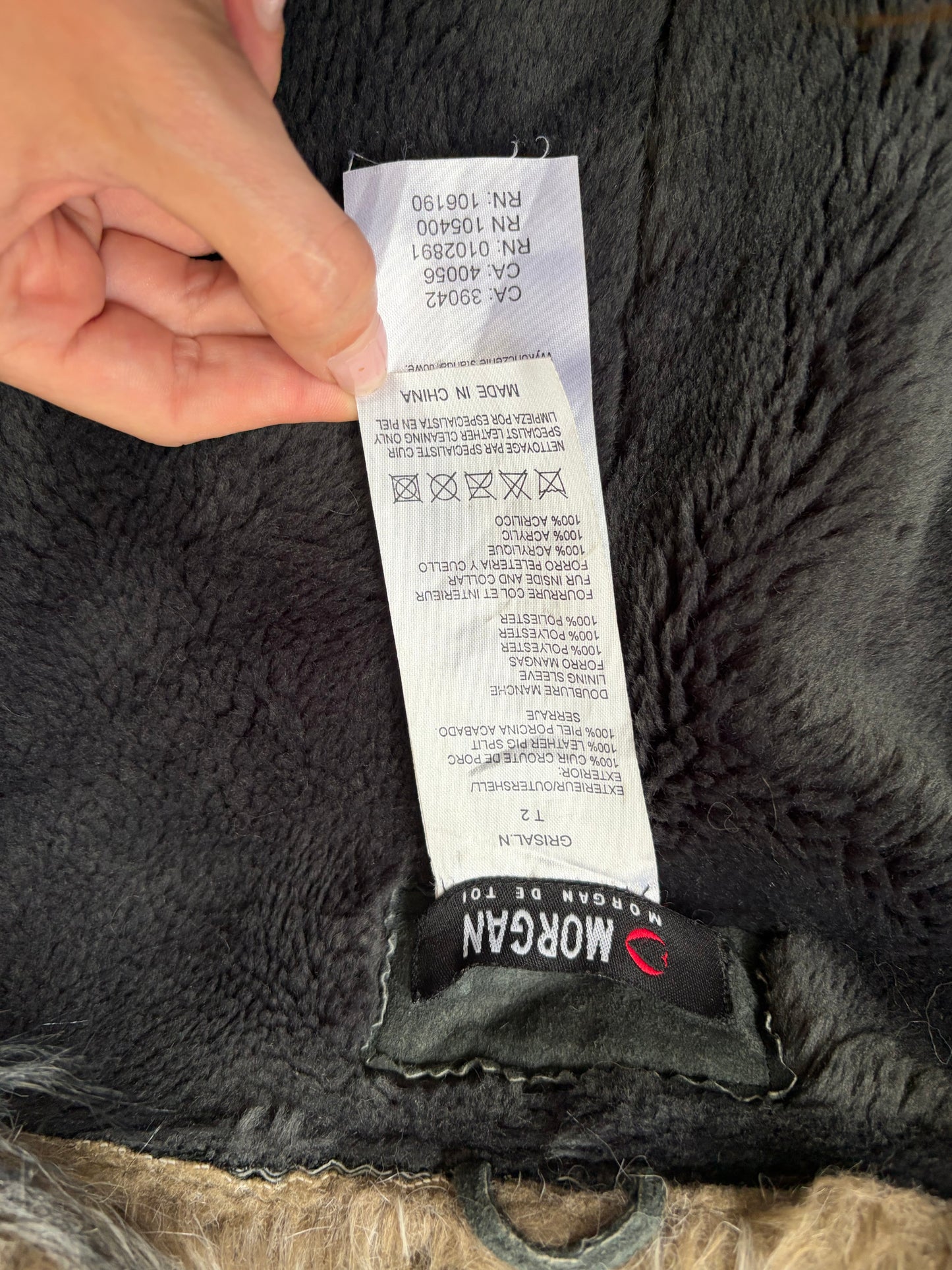 Morgan Y2K Leather Lace-Up Maxi Coat #13196