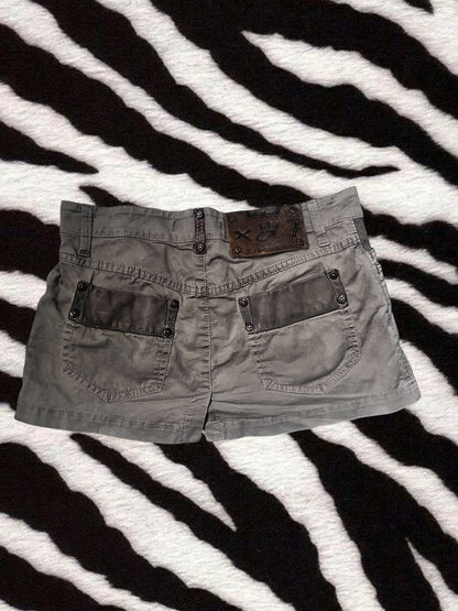 X Stone denim skirt #8912