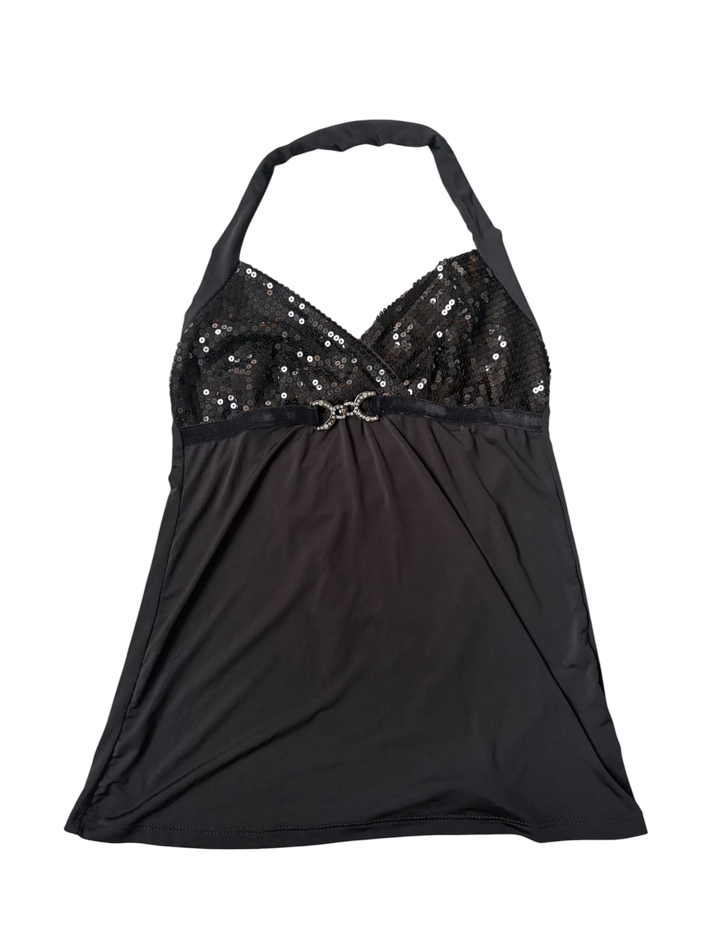 Vintage Amore Amaro Sequin Halter Top #13225