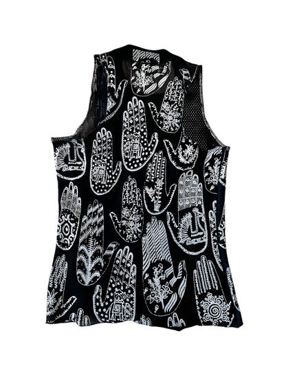 Miss Sixty Graphic Mesh Tank #7872