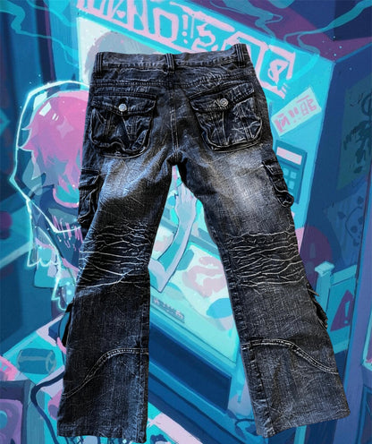 Lowbox Japanese Bondage Cargo Jeans