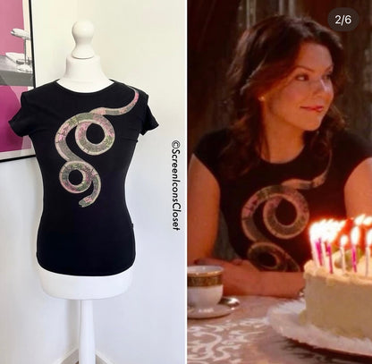 Just Cavalli Snake Top worn by Loralai in Gilmore Girls #13771