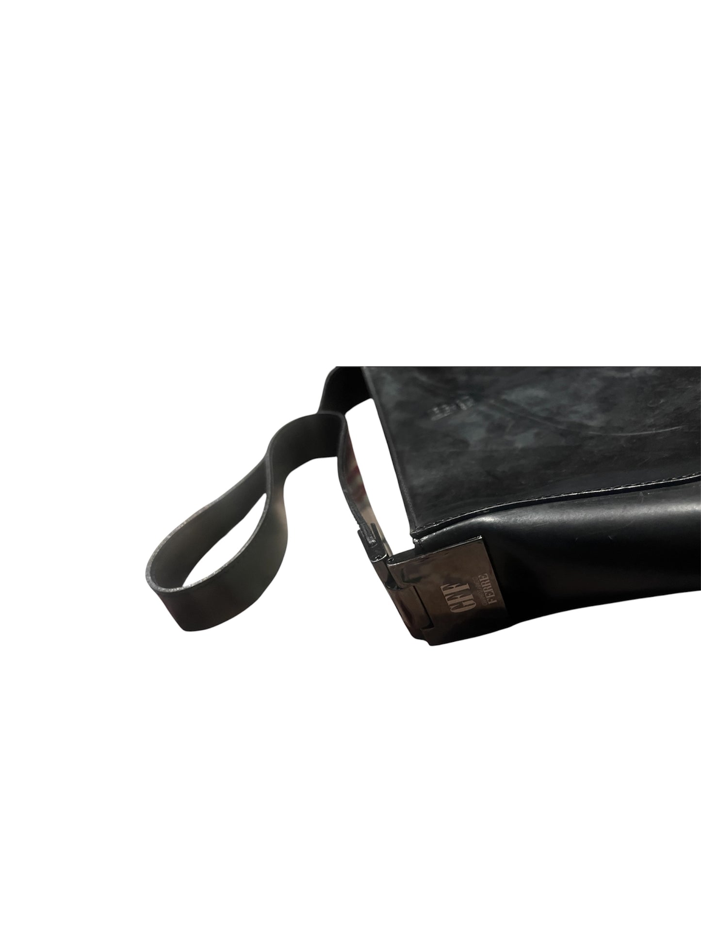 Gianfranco Ferré Patent Leather Shoulder Bag #12708