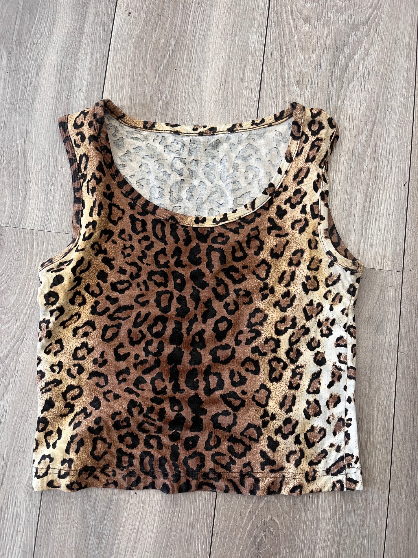 Y2K Leopard Print Tank Top #12963