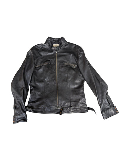 L’Equipe Plus Leather Biker Jacket #13171