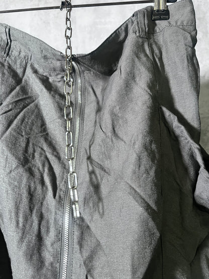 deconstructed structured mini-skirt #10746