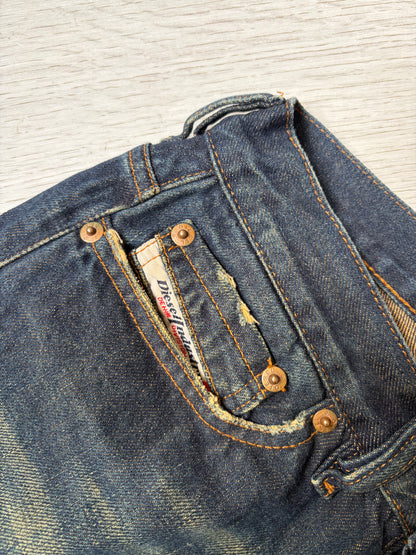 Diesel StyleLab Y2K Low-Rise Flared Jeans #13207