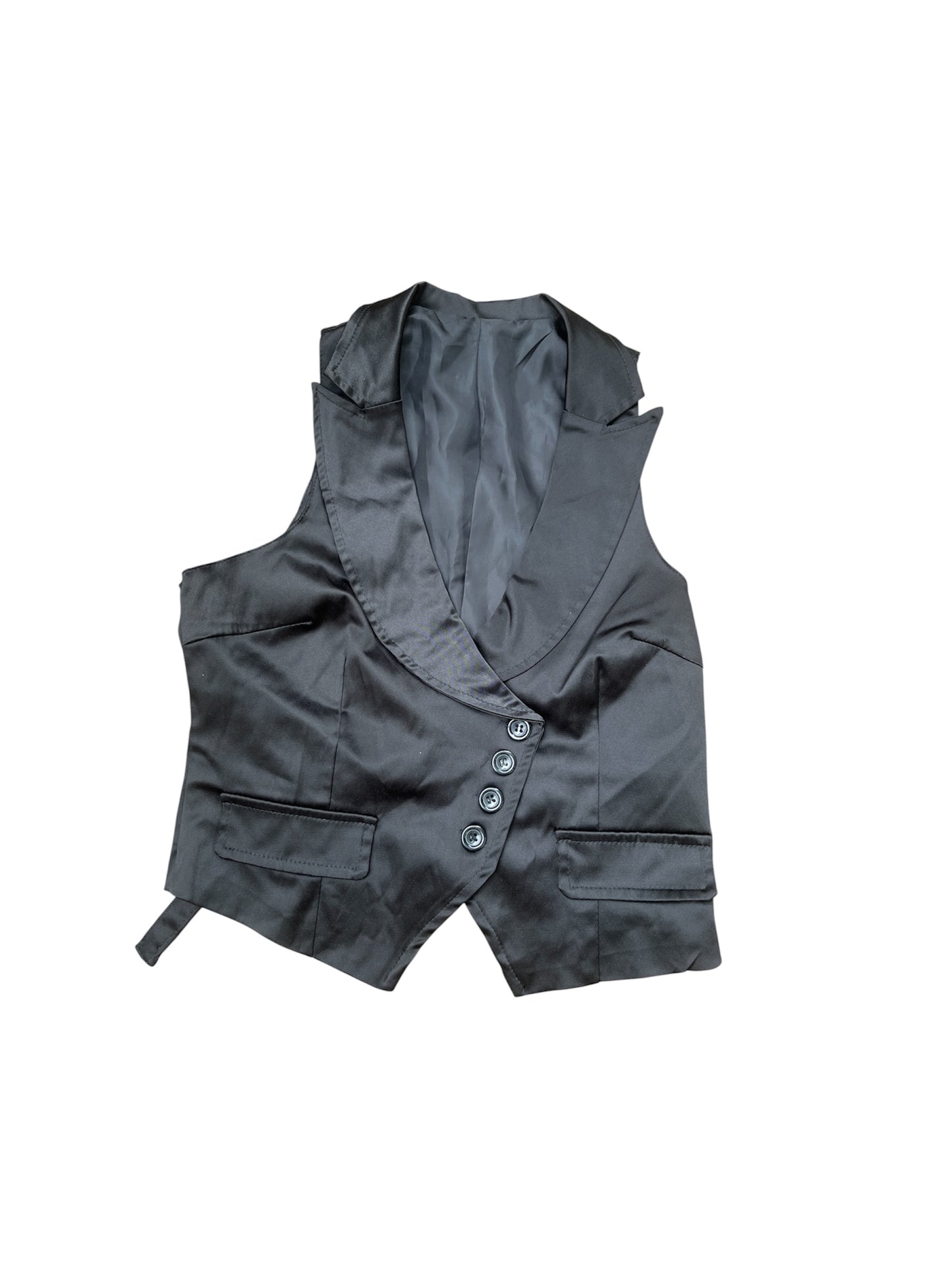 Satin Tailored Vest