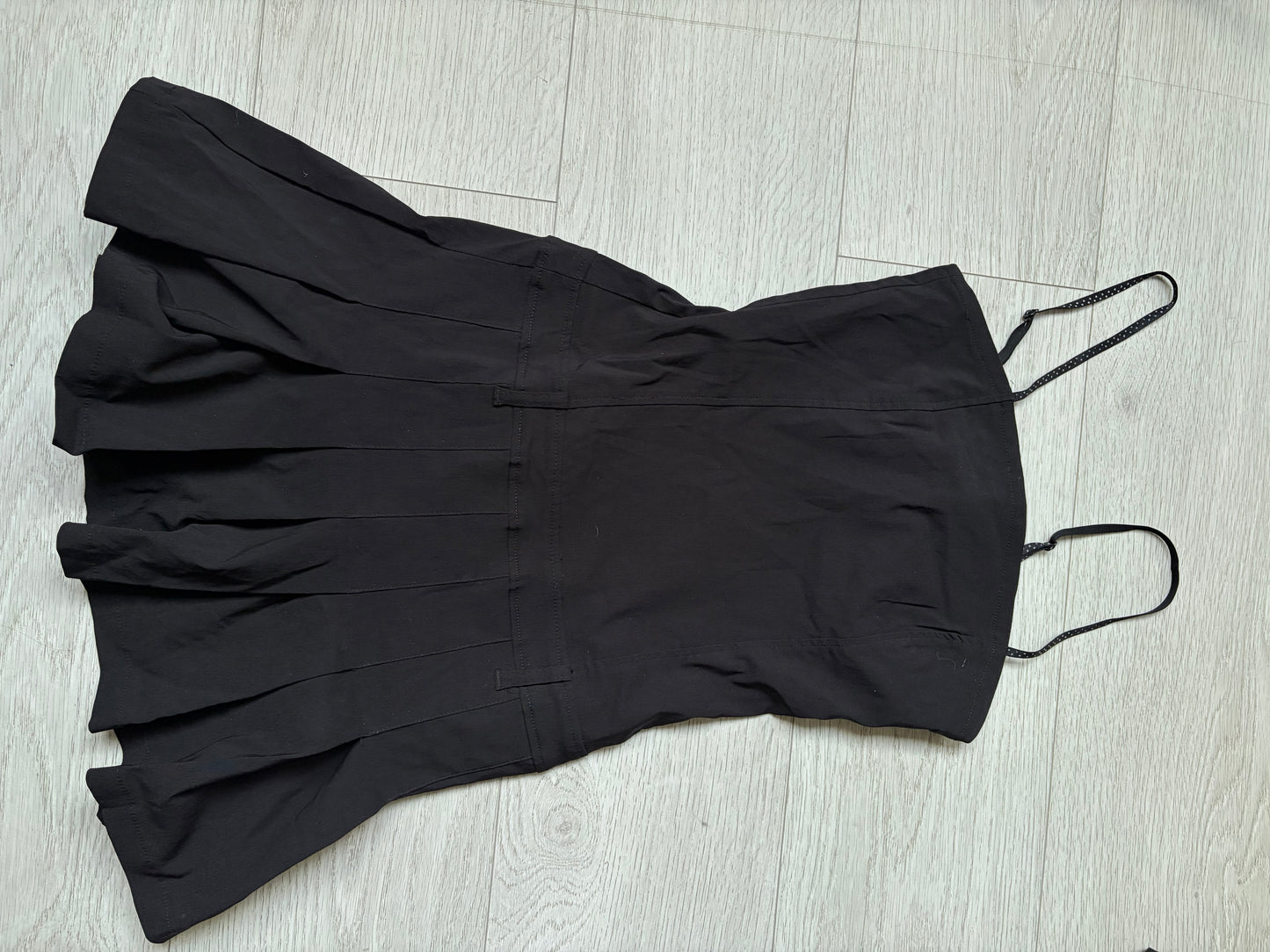 Vintage Funkie Asymmetric Strappy Midi Dress #13224