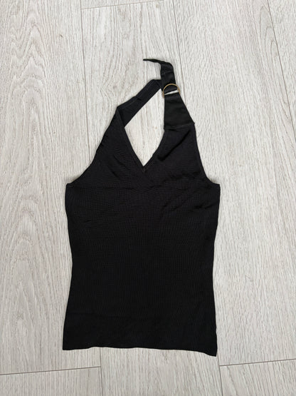 Halterneck Ribbed Top #13164