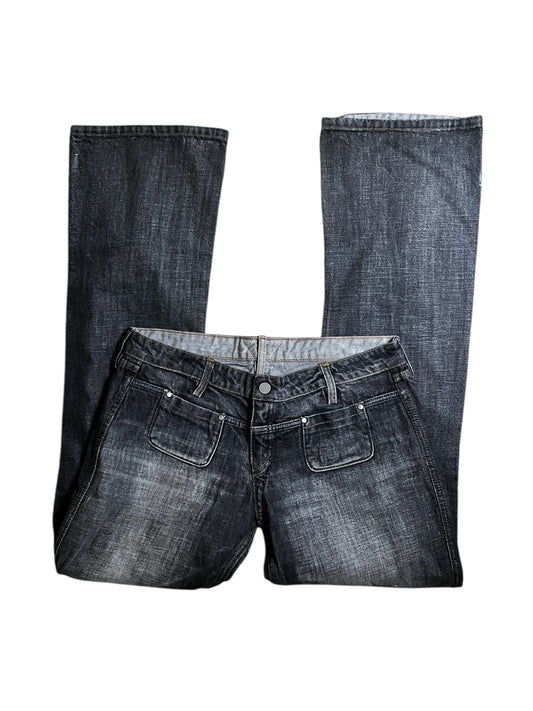 Lowrise Flare Jeans W33 #8037