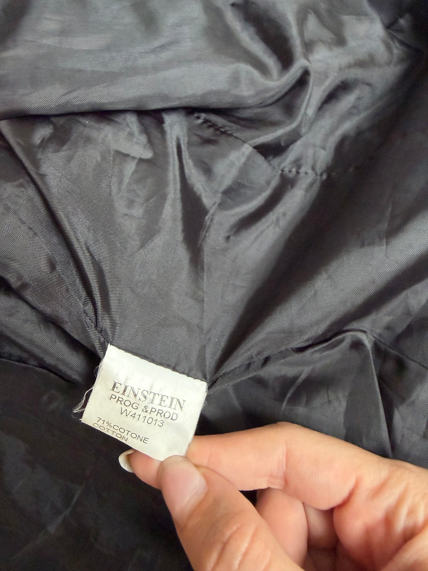 E.N.D. Coated Cotton Biker Jacket #13172