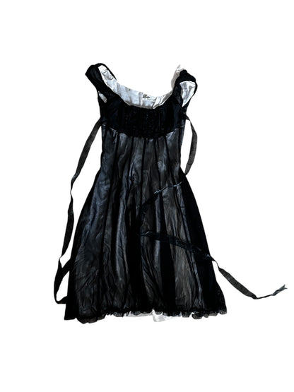90s Romantic Victorian Dress #7913