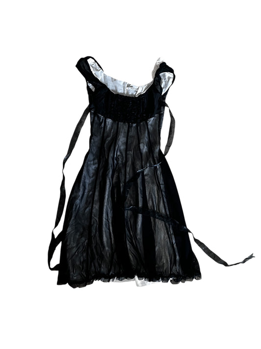 90s Romantic Victorian Dress #7913
