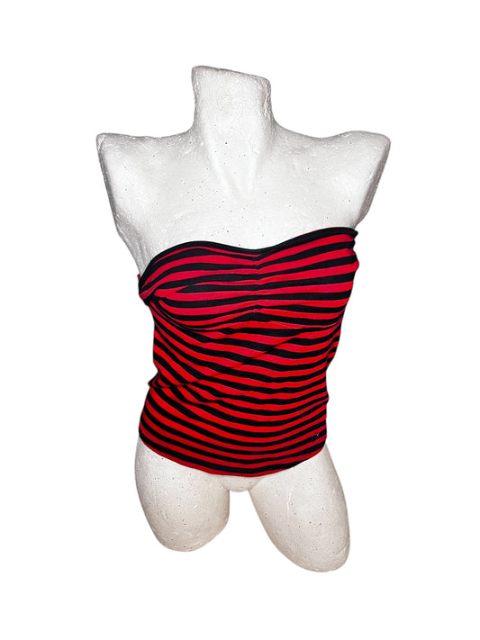 Kurt Cobain Black & Red Top M #7282