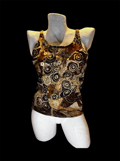 Abstract Swirl Femme Tank #5813