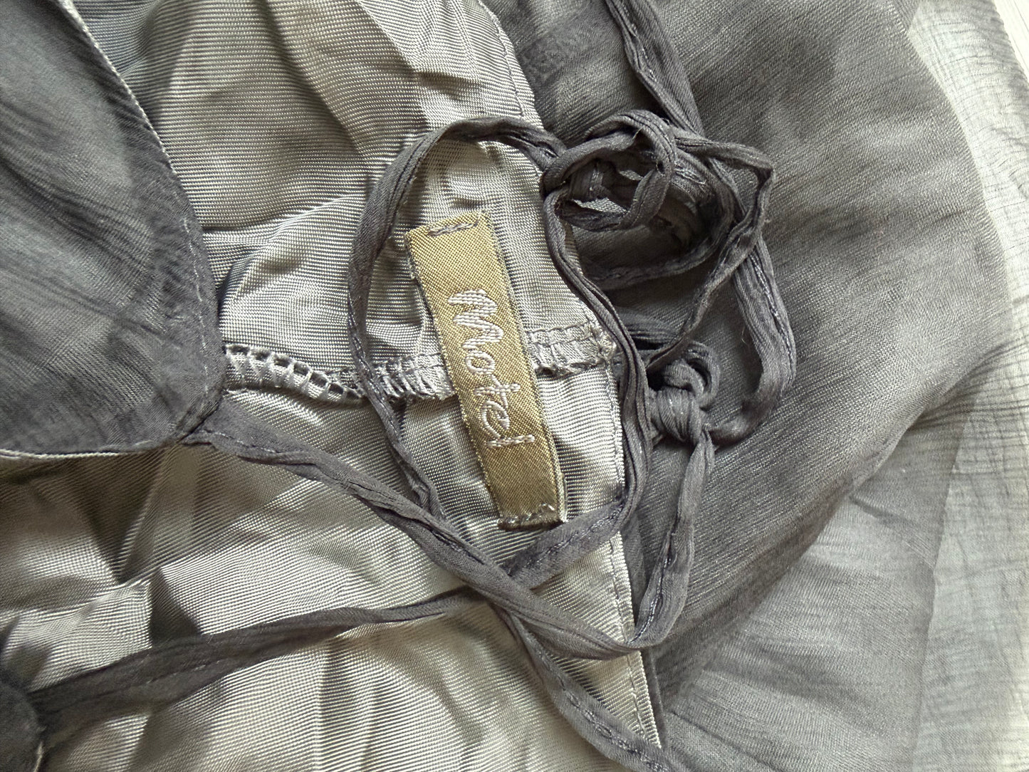 Motel Y2K Layered Tie-Strap Slip Dress #13219
