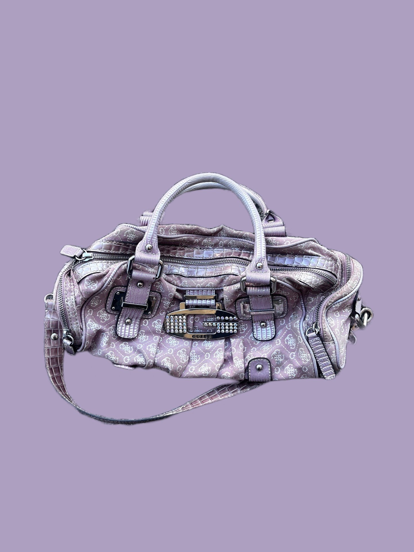 Baby Pink Rare 2000s Guess Handbag #4655