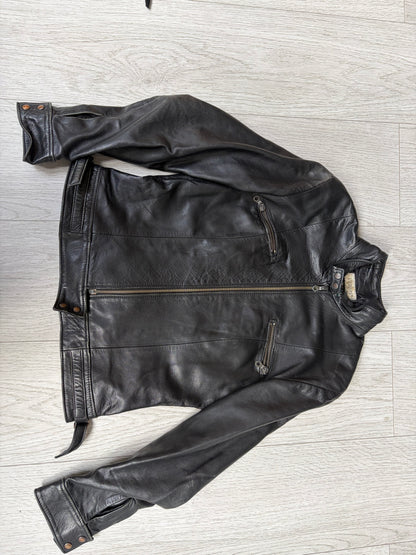 L’Equipe Plus Leather Biker Jacket #13171