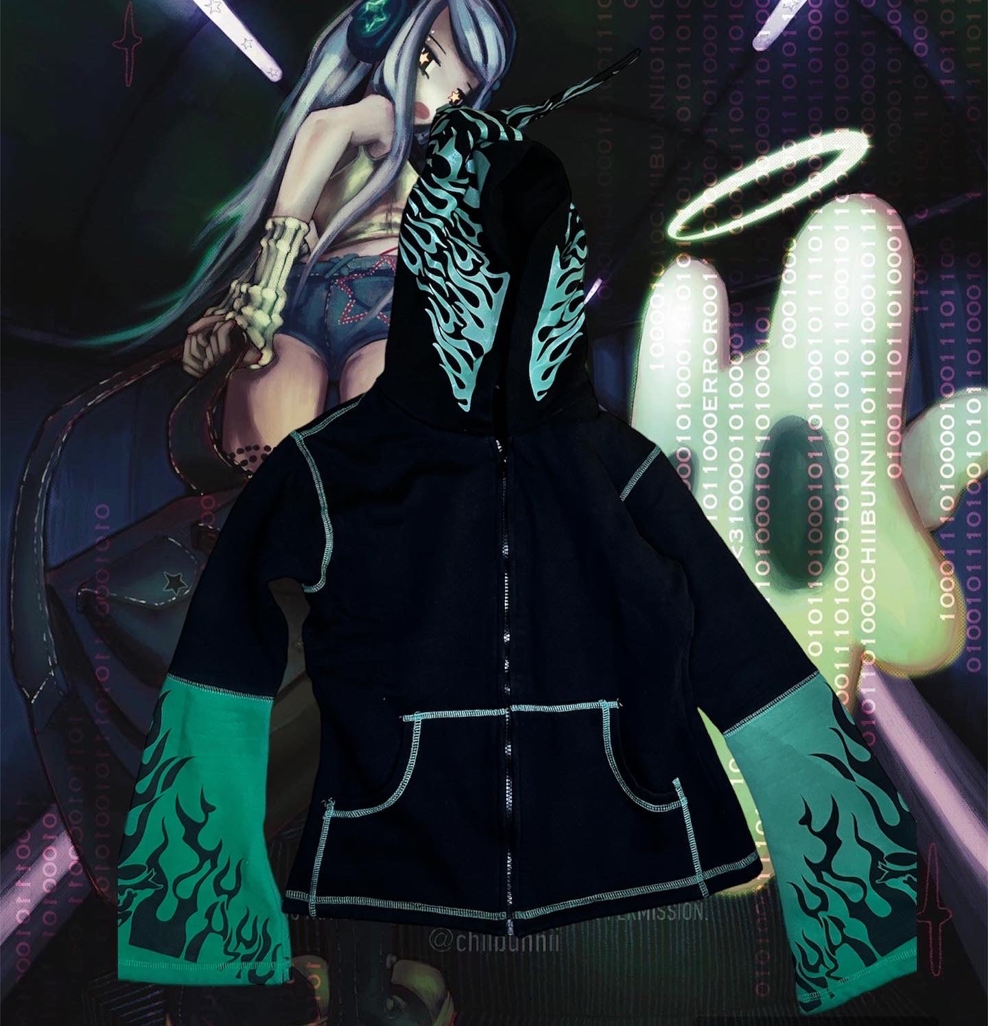 Cyber Hoodie S #1871
