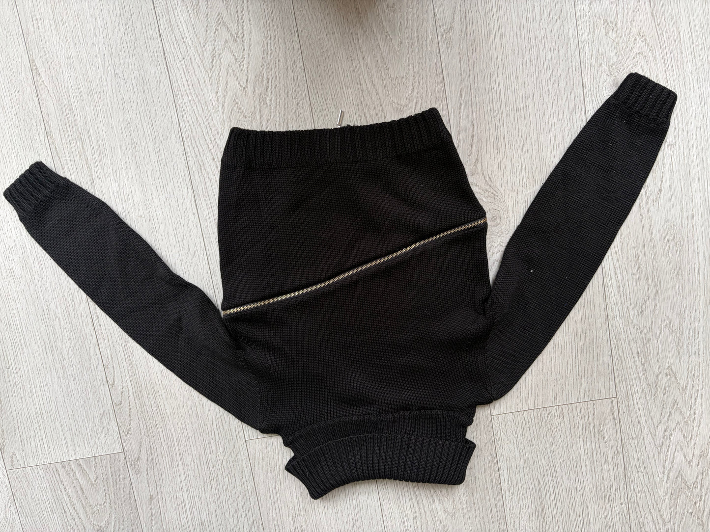 Zip Merino Wool Sweater #13173