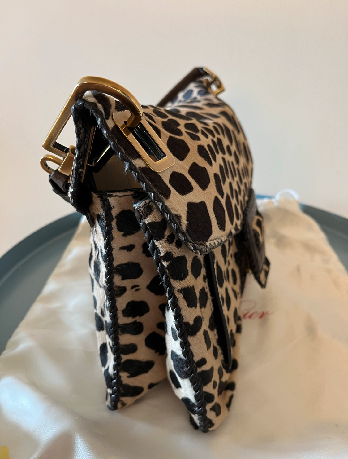 Roger Vivier Pony- Style Calfskin Handbag #9600