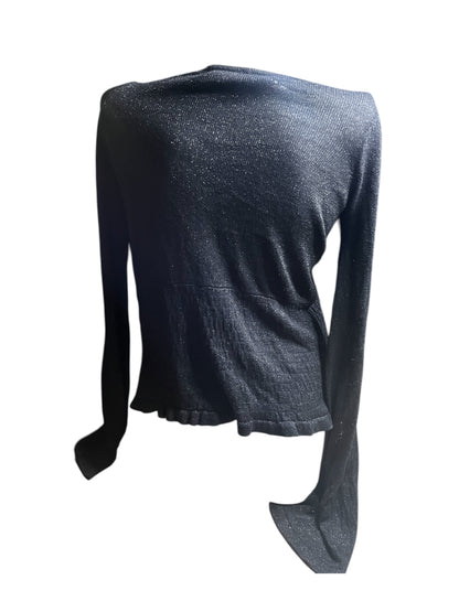 Fornarina Sheer Deep V Knit Top #12051