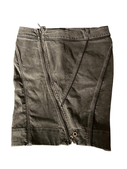 Diesel Asymmetric Zip Denim Mini Skirt #11887