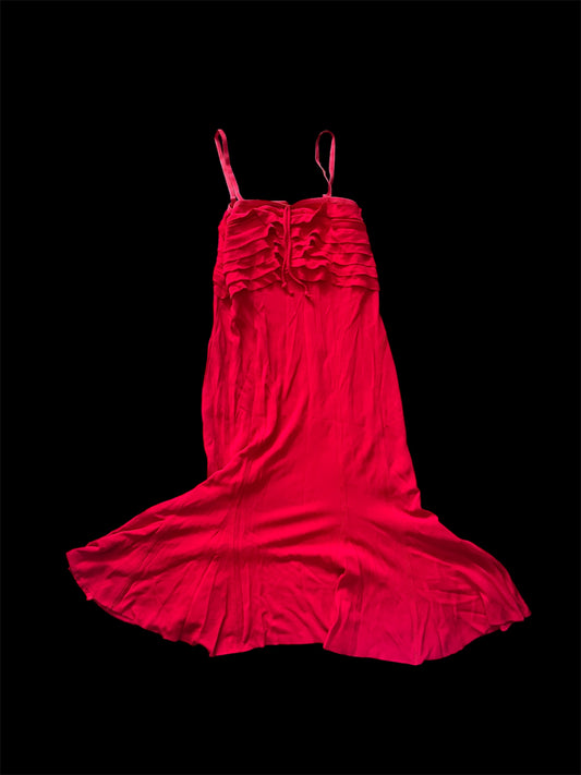 Red Rose Viskose Dress #12612