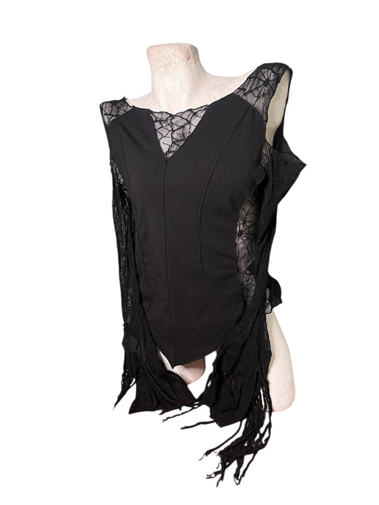 Queen of Darkness Lace Corset Top #11964