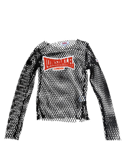 Vintage Lonsdale London Logo Mesh Top #13208