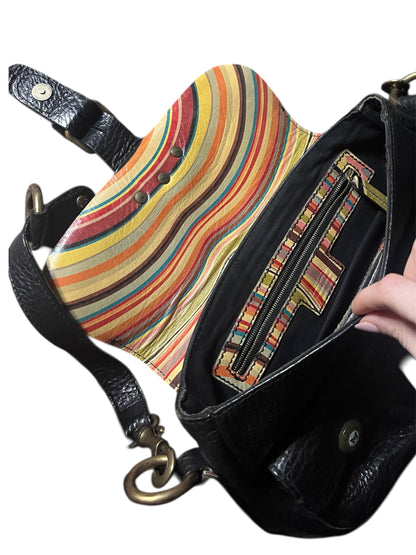 Paul Smith Black Leather Shoulder Bag #12035