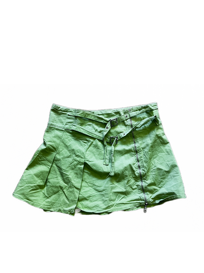 Cotton Lime Skirt S/M #4738