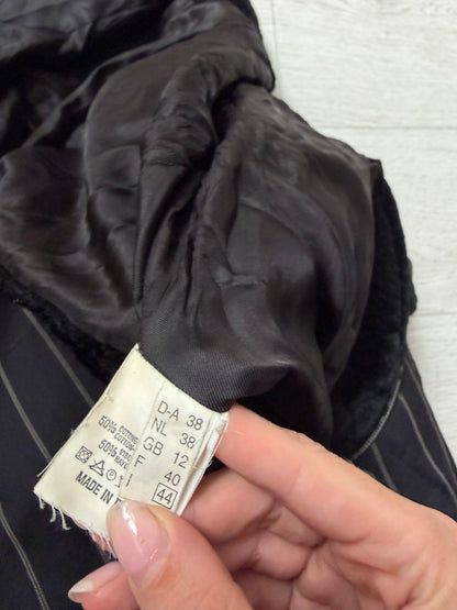 Italian Cropped Textured Velvet Jacket #13200