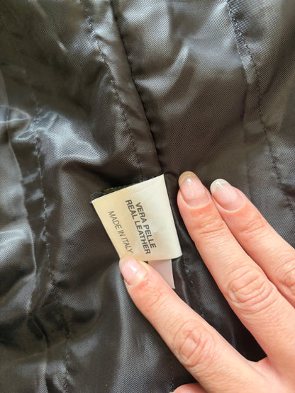 2000s Paris Match Leather Jacket #12428