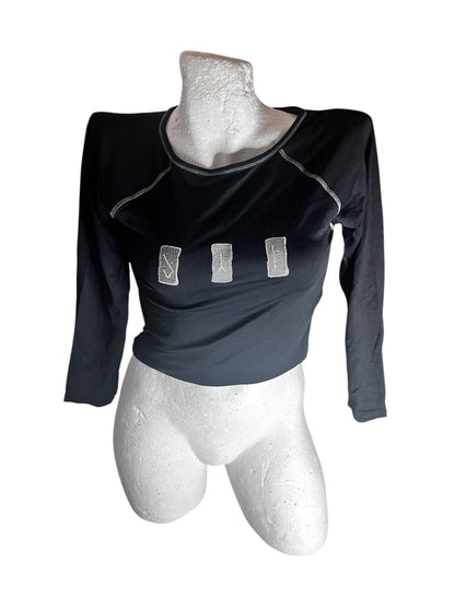 Longsleeve with Stitching and three Patches #9215