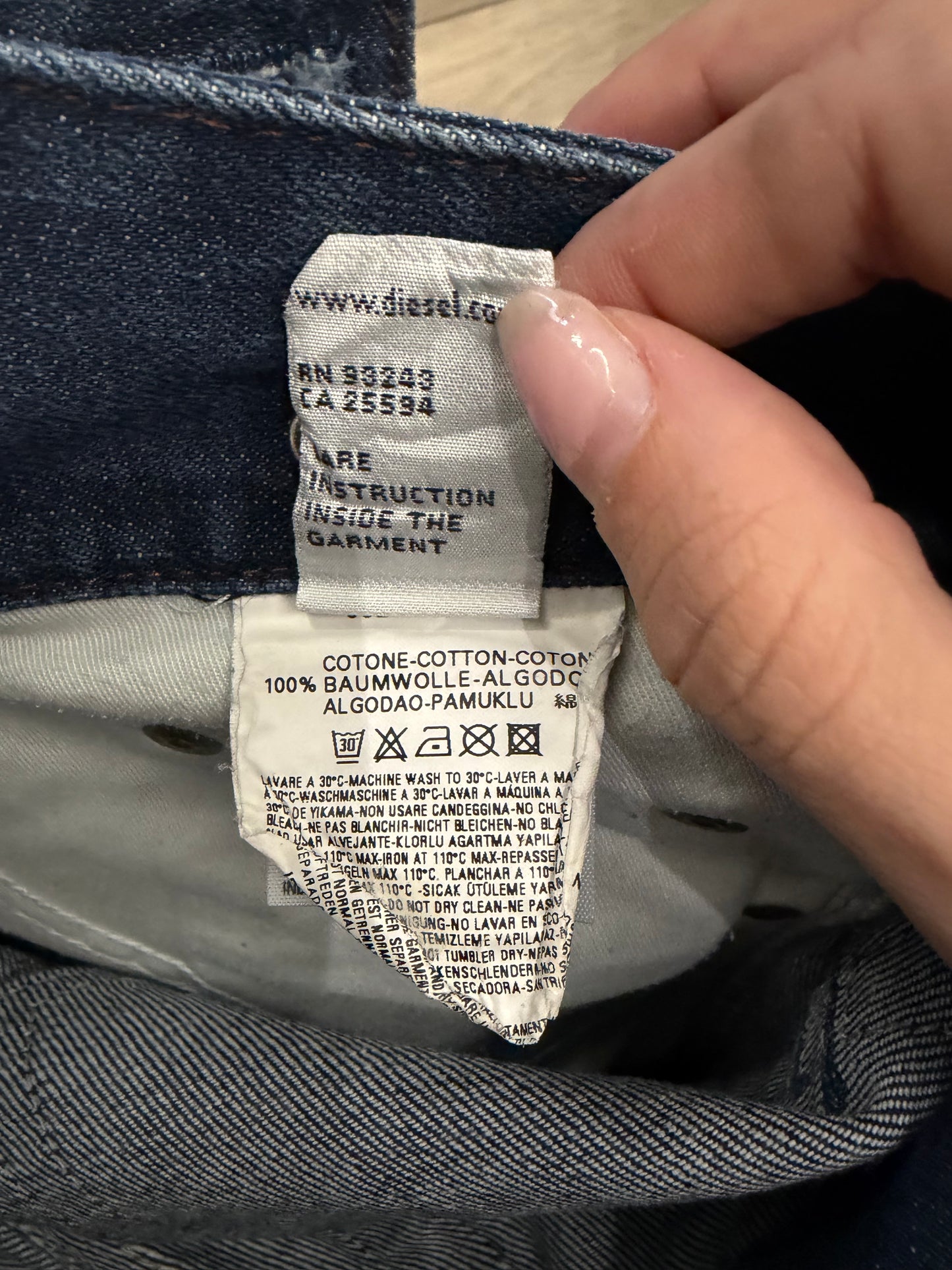 Vintage Diesel Industry Flared Jeans #13317